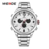 WEIDE hommes Sport haut de gamme marque mouvement à Quartz résistant à l'eau Relojes Hombre mode décontracté alarme numérique montre-bracelet Clock290D