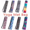 Gedrukte Sports Fitness Dans Gymnastiek Yoga Mat Bag Exersice Mat Tas voor Momen Heren Pilates Pad Rugzak