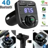 HY82 FM-sändaradapter AUX Modulator Bluetooth Handsfree Car Kit Bil Audio MP3-spelare med 3.1A Quick Dual USB-laddare