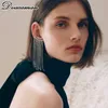 Dvacaman 2019 mode Chic Animal oiseau boucles d'oreilles pour femmes bohème frangé Long gland boucles d'oreilles déclaration bijoux mariée