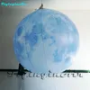 Party ballonger jätte uppblåsbara måne boll 3m / 6m luft spränga satellitbelysning uppblåst måne med LED-ljus