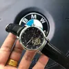 Najlepsze marka luksusowe zegarek 42 mm oryginalny skórzany pasek wodoodporne zegarek na rękę automatyczne mechaniczne wszystkie sub-diauls WA296I