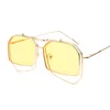 gold steampunk flip up sunglasses men vintage red metal frame metal sun glasses for women 2019 uv4009612750