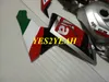 Kit de carroçaria de injecção para Aprilia RS125 06 07 08 09 10 11 RS 125 2006 2011 Prata vermelho preto Carenagem carroçaria AA10