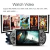 X12 Handheld Player Player 8GB Bellek Taşınabilir Video Oyunu Konsolları 5.1 inç renkli ekran desteği TF Kart 32GB MP3 MP4 Player