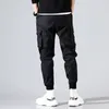 Hip Hop Men Pantalones Hombre High Street Kpop Casual Cargo Pants z wieloma kieszeniami Joggers Modis Streetwear Spodni Haruku 20