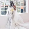 Плюс размер африканские русалки свадебные платья Vestido de Noiva с плеча кружевные свадебные платья на заказ халат де марок