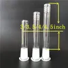 Bongs Downstems 14mm Female Pipe Thick Diffuser Smoking Glass Pipes 14 18Female Diffused with 6 cuts for Water Pipes Slide Stem Bowl