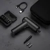 Original Xiaomi Mijia Elétrico Chave De Fenda Patente Sem fio Chave De Fenda Recarregável com 12 pcs S2 Bits de Parafuso de Xiaomi Youpin