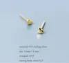 高品質100％925スターリングスタッドファッションミニマリズムゴールデンリトルハートイヤリング女性ファイン2021デザイン中国製の宝石類のための銀の宝石類