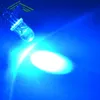 Freeshipping 1000pcs超明るい5mmの3色の水の透明スーパー明るい4ピンF5 RGBのダイオードLEDの共通陽極LED赤の緑青の青いランプの電球