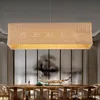 Prostokąt Handmade Wiklinowy zawieszenie Lampa Dinning Salon Wisiorek Light Hotel Hall Restaurant Bar Lounge Cafe Wiszące oświetlenie