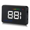 A500 3,5 cal OBD2 HUD Wyświetlacz samochodowy Ekran pojazdu Temperatura wody Alarm Car Speedometer Alarm - czarny