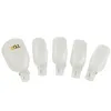 Plastfot Toe Nail Art Soak Off Cap Clip UV Gel Polsk Remover Wrap Set Pedicure Soak Off Toe Nail Clip