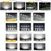 50W Outdoor Flood Light 6000LM Super Bright Security Light z wtyczką 5000k Daylight White IP65 LED Floodlight dla ogrodu ogrodniczego