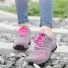 Womens Safety Shoes Steel Toe Shoes Antislip Antismashing Steel Bottom Safety Boots Wilderness Survival Female Work Sh4096603