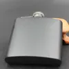 Matt Black Six once Liquor Hip Flask Vis Cap100 Soudage laser en acier inoxydable rapide 6968106