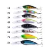 NEWUP 8PCS 10cm 7.8g Kvalitet minnow Fiske Lure 3D Eye Bass Topwater Pescaria Hard Bait Crankbait Wobblers för fiskehandtag