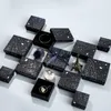 [Ddisplay] Wandering Earth Black Jewelry Box, Forever Lovers Ring Case, Wykres planetarny Naszyjnik Biżuteria Pudełko, Wyświetlacz Bransoletka kosmosowa