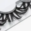 3pairs 25mm 3D Sahte Vizon Kirpikler Doğal Uzun Yanlış Eyelashes Hacim Sahte Makyaj Uzatma Kirpikleri maquiagem Kirpikler