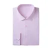 2019 New Men Dress Business Shirts Camisa de manga larga para hombre, colores: blanco, burdeos, azul claro, azul oscuro, negro, rosa, tamaño: S ~ 6XL