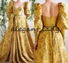 golden formal dresses