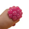 Cute Anti Stress Face Reliever Grape Ball Autism Mood Squeeze Relief Healthy Toy Vent Toy Extruded Discoloration Creative Gifts VT0104