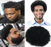 4mm Afro Kinky Curl Full Lace Toupee Brasileiro Virgem Substituição de Cabelo Humano Africano Americanos Mens Hairpieces para Black Men5308245