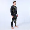 Männer Frauen Thermo-Neoprenanzüge Ganzanzug Ärmel 3 mm Neopren Jugendliche Erwachsene Tauchen Schwimmen Schnorcheln Surfen Scuba Overall Warme Badebekleidung