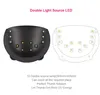 36W Panda UV Led Lamp Nail Dryer For All Types Gel 12 Leds for Nail Machine Curing 60s/90s/120s Timer USB Connector