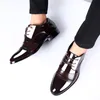 elegante mannen schoenen klassieke Oxford schoenen voor mannen bruin jurk lakleer zwart formele schoenen voor mannen Coiffeur Zapatos de Hombre Oxford Bona