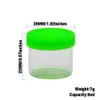 COURNOT 8ML Non Stick Glass Silicone Jar Wax Oil Dab Concentrate Container Storage Jars Oil Cream Dab Silicone Oil Jar Box