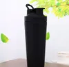 Stainless Steel Tumblers Double Wall Cups Vacuum Insulated Mugs Fitness Mixer Blender Cup Protein Powder Shaker Bottle 8colors GGA2623