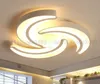 Simple 3/5/8 Lights Acrylic Ceiling Lamps Lighting Creative Warm Romantic LED Light For Restaurant Roof Living Room Bedroom Postmodern