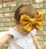 Nylon Headbands Girls Headwrap Bow Head Band Headband Elastic Nude Nylon Headbands Candy color Top Knot Turban Baby Hair Accessori7196465