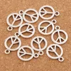 150pcslot Antique Silver Smooth Peace Sign Charms Pendants Small Jewelry DIY Bracelets Necklaces Earrings Accessories 182x146535752451287