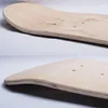 7 katmanlar akçaağaç kaykay güverte diy 8 inç doğal ahşap boş çift içbükey longboard dans kurulu acemi dropship