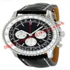 Andra klockor Luxury Watch Top Quality Sapphire AB0120 Automatisk kronograf Mekanisk rörelse 7750 Men's Wrist Watch Läder Black Dial Dress Watch