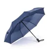 자동 우산 바람 방전 남성 검은 소형 넓은 자동차 오픈 근접 경량 우산 우산 비비 기어 블랙 레드 블루 커피