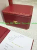 Red Watch Original Box Papers Card Purse Present Boxes Handbag Balloon Watch Använd Watch Boxes Bag Cases263U