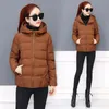 2019 New Arrival Korean Women Płaszcz Zimowy Puffer Czarna Ciepła Gruba Kurtka Zimowa Wyściełany Krótki Płaszcz Bubble Slim