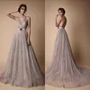 Plus Size Customized Evening Dresses Halter Crystal Sashes Lace Tulle Sweep Train A Line Backless Party Bridesmaid Gown