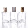 30ml Crystal Glass Spray Perfume Bottle Clear Perfume Atomizer Thick Glass Empty Spray Perfume Bottle RRA2919