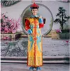 China antiga Manchu Qing Dynasty Rainha Imperatriz Robe vestido Cosplay Para Senhora chinesa tradicional roupa Women Act traje transporte da gota