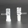 Acessórios para cachimbos de água narguilé 14 mm feminino masculino tigela de vidro com alça para fumar caranga de injeção direta