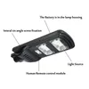 Lampione solare a LED Sensore di movimento PIR 30W 60W 90W Controllo IP67 Lampione stradale esterno impermeabile con palo di montaggio