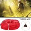 Grass Trimmer Line Strimmer Brushcutter Trimmer Nylon Rope Cord Line Long Round Square Roll Grass Rope DIY 4237N