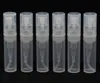 Transparante lege spuitflessen Plastic lege 2 ml 3 ml 5 ml 5 ml 10 ml Mini Plastic Spray Parfum Fles Kleine promotiemonster Parfum AT9225688