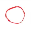 20pcs / lot linda pulseira corda Cat mínima para Mulheres Meninas ajustável pulseira corda vermelha crianças de sorte Ano Novo presentes Jóias