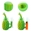 7 ananas dab rig tubi dell'acqua bong in silicone gorgogliatore olio di cera infrangibile dab rig shisha narghilè nuovo design